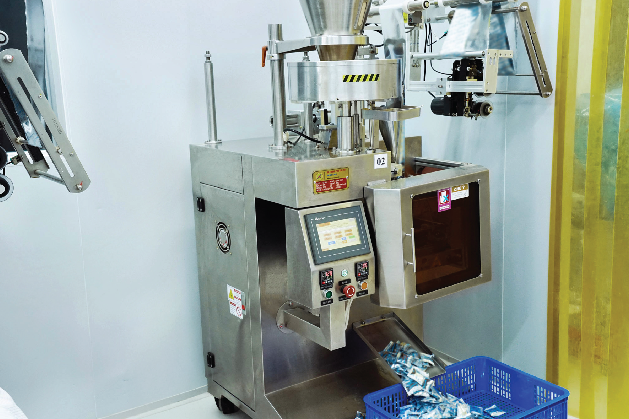 Máy đóng gói xốt